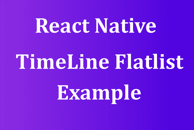 React Native Timeline